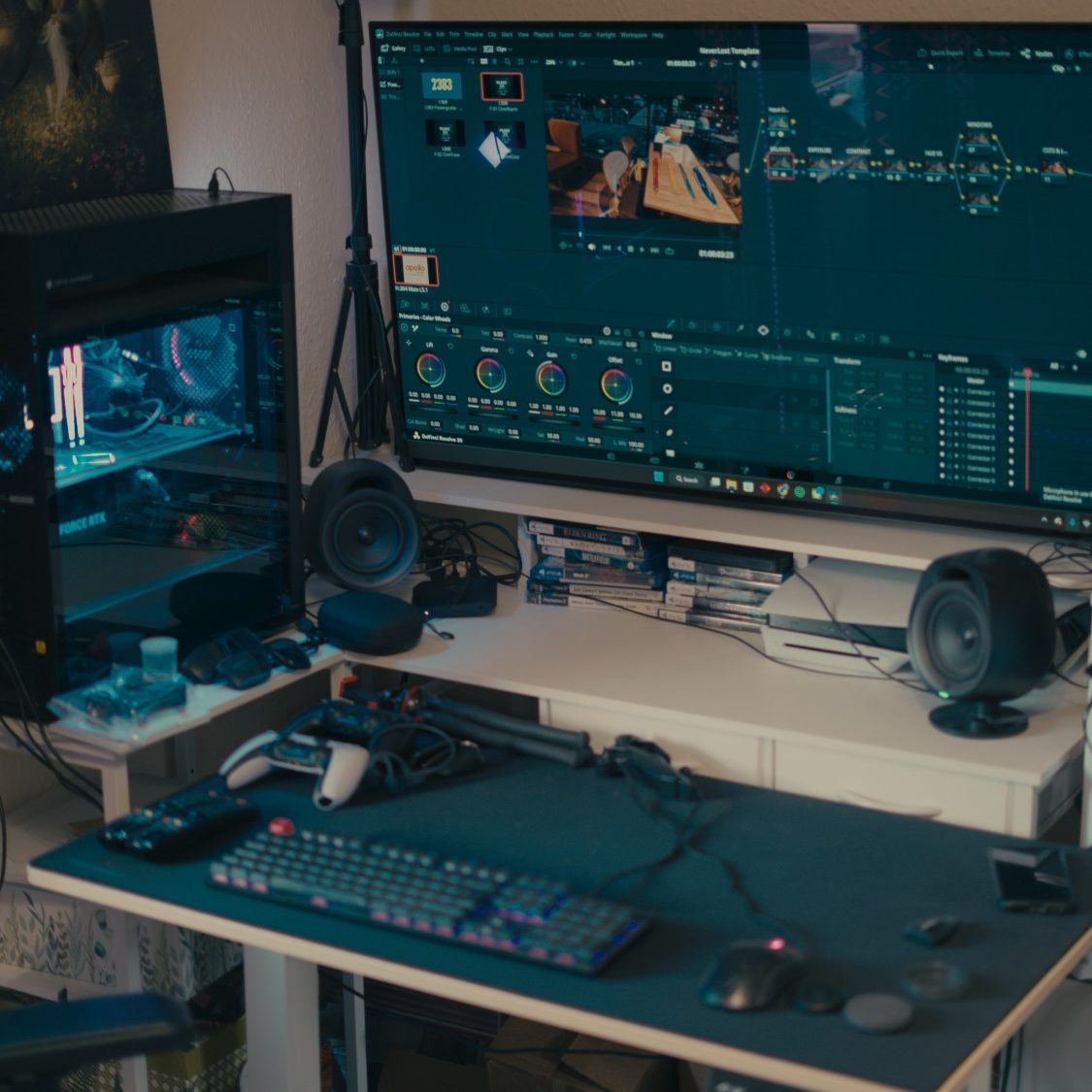Professional video interview equipment used for legacy films